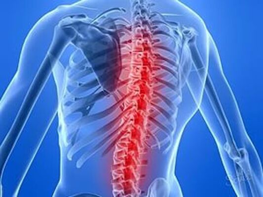 As enfermidades da columna vertebral causan dor nas costas