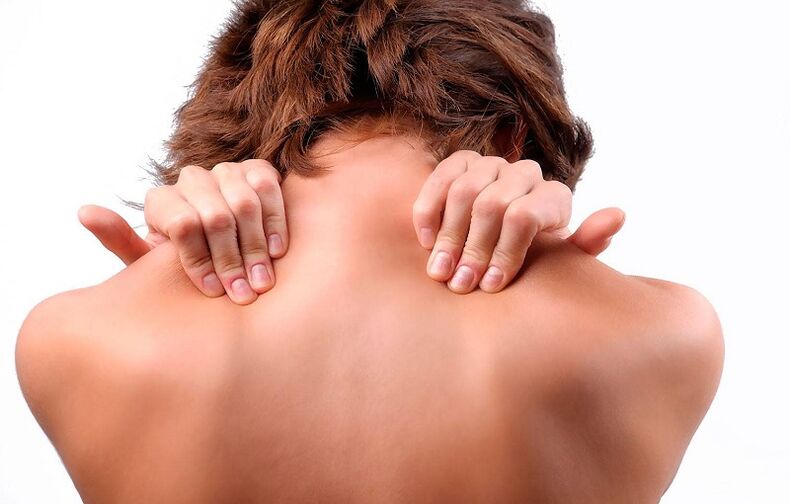 Dor na osteocondrose cervical