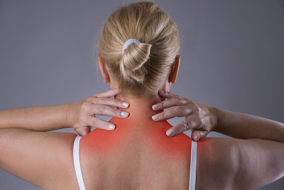 Síntomas da osteocondrose cervical